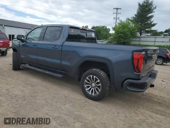 2019 GMC Sierra 1500 AT4 with VIN 1GTP9EED6KZ365682, listed as a Copart auction lot 61931675 with 107,144 mi miles and Salvage title. Bid and sale history available at DreamBid. Image 2.
