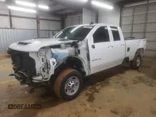 2024 Chevrolet Silverado 2500HD Work Truck with VIN 1GC5YLEY9RF425726, listed as a Copart auction lot 65886965 with 17,380 mi miles and Salvage title. Bid and sale history available at DreamBid. Image 1.