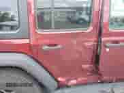 2021 Jeep Wrangler Unlimited Sport S with VIN 1C4HJXDNXMW718835, listed as a Copart auction lot 69496215 with 27,972 mi miles and Salvage title. Bid and sale history available at DreamBid. Image 11.