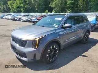 2025 Kia Sorento EX с VIN 5XYRH4JFXSG386370, выставлен на аукционе Copart как лот 63491645 с пробегом 1 442 миль миль и Списание • Salvage title. История ставок и продаж доступна на DreamBid. Изображение 1.