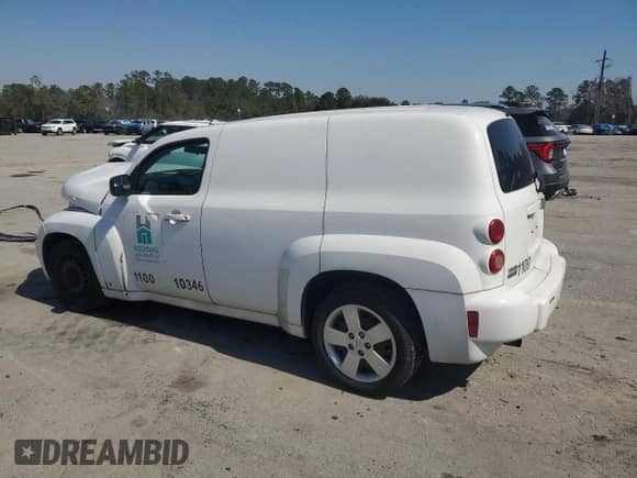 2009 Chevrolet HHR LS with VIN 3GCCA85BX9S631122, listed as a Copart auction lot 46333855 with 49,572 mi miles and Salvage title. Bid and sale history available at DreamBid. Image 2.