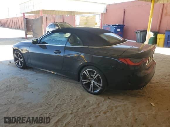 2023 BMW 4 Series 430i z VIN WBA23AT02PCL58336, wystawiony jako Copart lot #50940835 z przebiegiem 22 680 mil mil oraz Szkoda całkowita • Salvage title. Historia ofert i sprzedaży dostępna na DreamBid. Obrazek 2.