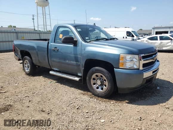 2009 Chevrolet Silverado 1500 Work Truck with VIN 1GCEC14X39Z200289, listed as a Copart auction lot 68200655 with Not provided miles and Salvage title. Bid and sale history available at DreamBid. Image 4.