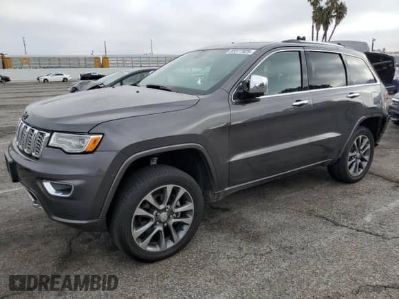 2017 Jeep Grand Cherokee Overland with VIN 1C4RJFCG0HC777241, listed as a Copart auction lot 85377925 with 70,467 mi miles and Salvage title. Bid and sale history available at DreamBid. Image 1.
