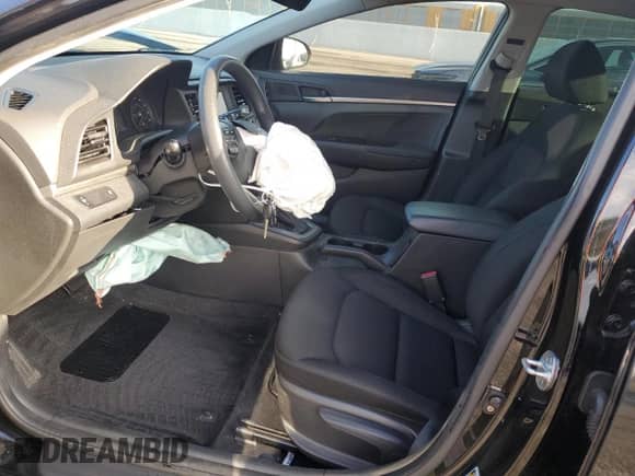 2019 Hyundai Elantra SE with VIN KMHD74LF4KU847180, listed as a Copart auction lot 81166705 with 74,220 mi miles and Salvage title. Bid and sale history available at DreamBid. Image 7.