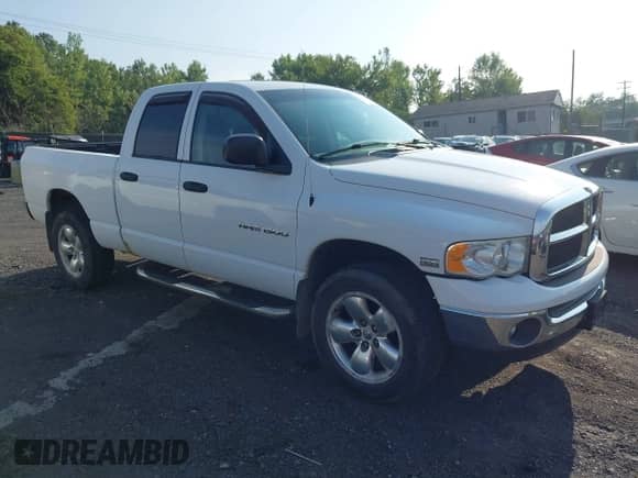 2005 Dodge 1500 SLT with VIN 1D7HU18D05S285675, listed as a IAAI auction lot 42844570 with 110,739 mi miles and . Bid and sale history available at DreamBid. Image 1.