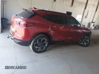 2021 Chevrolet Blazer RS с VIN 3GNKBERSXMS532883, выставлен на аукционе Copart как лот 84621775 с пробегом 45 050 миль миль и Списание • Salvage title. История ставок и продаж доступна на DreamBid. Изображение 3.