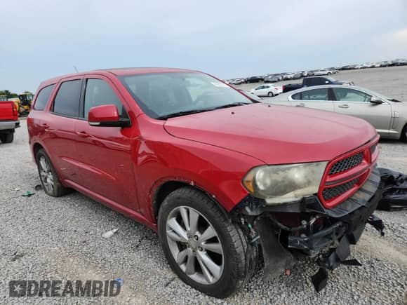 2012 Dodge Durango R/T with VIN 1C4SDJCT3CC116577, listed as a Copart auction lot 65397015 with 157,732 mi miles and Salvage title. Bid and sale history available at DreamBid. Image 4.