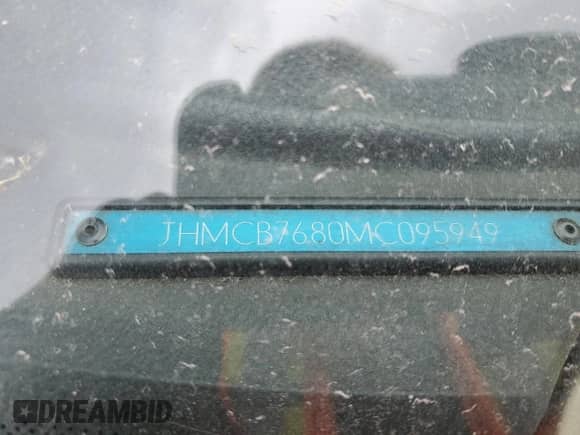 1991 Honda Accord с VIN JHMCB7680MC095949, выставлен на аукционе Copart как лот 64291645 с пробегом 203 723 миль миль и Списание • Salvage title. История ставок и продаж доступна на DreamBid. Изображение 12.