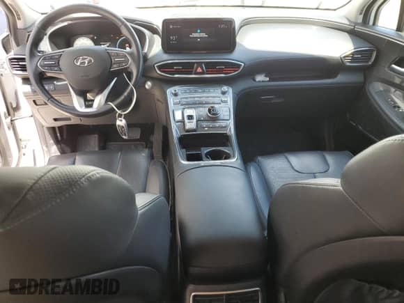 2021 Hyundai Santa Fe Limited with VIN 5NMS4DAL7MH308642, listed as a Copart auction lot 65938585 with 24,372 mi miles and Salvage title. Bid and sale history available at DreamBid. Image 8.