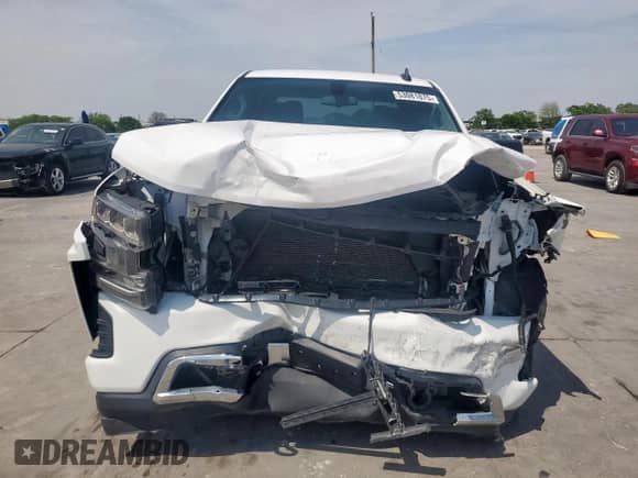 2021 Chevrolet Silverado 1500 Custom with VIN 3GCPWBEK4MG204675, listed as a Copart auction lot 53081875 with 116,684 mi miles and Salvage title. Bid and sale history available at DreamBid. Image 5.