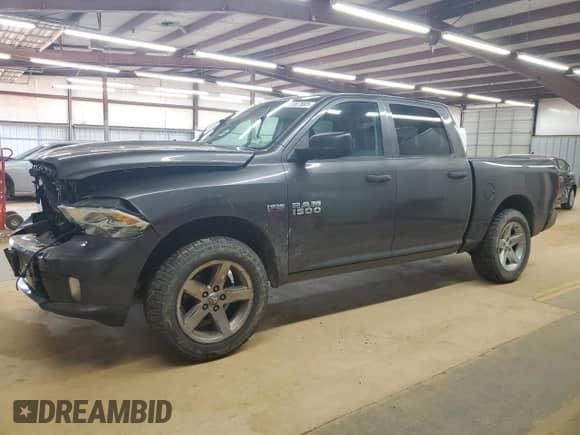 2015 Ram 1500 Express with VIN 1C6RR7KT9FS647207, listed as a Copart auction lot 65967665 with 170,333 mi miles and Salvage title. Bid and sale history available at DreamBid. Image 1.