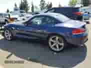 2013 BMW Z4 sDrive35i with VIN WBALM7C57DE385564, listed as a Copart auction lot 60422134 with 56,017 mi miles and Salvage title. Bid and sale history available at DreamBid. Image 2.