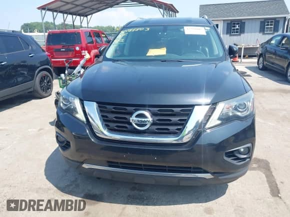 2018 Nissan Pathfinder S with VIN 5N1DR2MN1JC618075, listed as a IAAI auction lot 42788803 with 136,808 mi miles and . Bid and sale history available at DreamBid. Image 13.