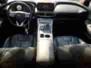 2021 Hyundai Santa Fe Calligraphy with VIN 5NMS5DALXMH372543, listed as a Copart auction lot 50348125 with 99,844 mi miles and Salvage title. Bid and sale history available at DreamBid. Image 8.