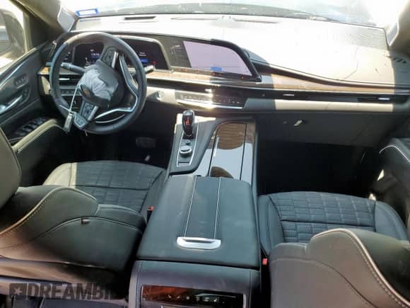 2024 Cadillac Escalade Premium Luxury Platinum с VIN 1GYS4DKL9RR313191, выставлен на аукционе Copart как лот 59359435 с пробегом 3 458 миль миль и Списание • Salvage title. История ставок и продаж доступна на DreamBid. Изображение 8.