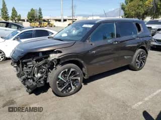 2023 Mitsubishi Outlander SEL with VIN JA4T5VA95PZ025355, listed as a Copart auction lot 70226025 with 34,294 mi miles and Salvage title. Bid and sale history available at DreamBid. Image 1.