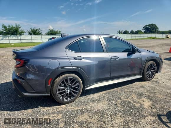 2023 Subaru WRX Premium with VIN JF1VBAF65P9812407, listed as a Copart auction lot 69847525 with 69,059 mi miles and Salvage title. Bid and sale history available at DreamBid. Image 3.