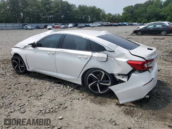 2019 Honda Accord Sport с VIN 1HGCV1F34KA017369, выставлен на аукционе Copart как лот 60615395 с пробегом Не указан миль и Списание • Salvage title. История ставок и продаж доступна на DreamBid. Изображение 2.