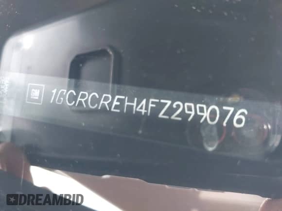 2015 Chevrolet Silverado 1500 LT с VIN 1GCRCREH4FZ299076, выставлен на аукционе IAAI как лот 42887450 с пробегом 149 769 миль миль и . История ставок и продаж доступна на DreamBid. Изображение 9.