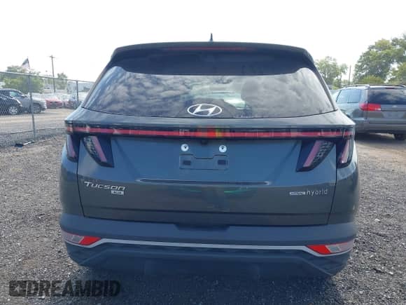 2022 Hyundai Tucson Blue with VIN KM8JBCA19NU020489, listed as a IAAI auction lot 43134009 with 45,333 mi miles and . Bid and sale history available at DreamBid. Image 16.