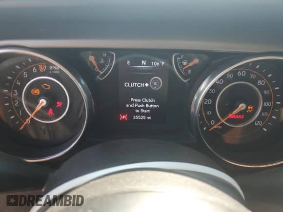 2021 Jeep Wrangler Unlimited Sport with VIN 1C4HJXDG6MW529603, listed as a Copart auction lot 65979595 with 35,525 mi miles and Salvage title. Bid and sale history available at DreamBid. Image 9.