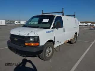 2005 Chevrolet Express Cargo with VIN 1GCGG25V551108979, listed as a IAAI auction lot 43392224 with 190,706 mi miles and . Bid and sale history available at DreamBid. Image 2.