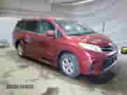 2018 Toyota Sienna LE with VIN 5TDKZ3DCXJS930409, listed as a Copart auction lot 70283005 with 7,639 mi miles and Salvage title. Bid and sale history available at DreamBid. Image 4.