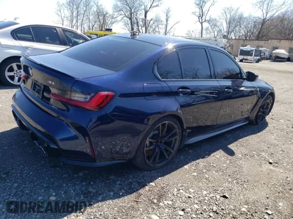 2022 BMW M3 с VIN WBS53AY08NFM32792, выставлен на аукционе Copart как лот 51468675 с пробегом 26 040 миль миль и Списание • Salvage title. История ставок и продаж доступна на DreamBid. Изображение 3.