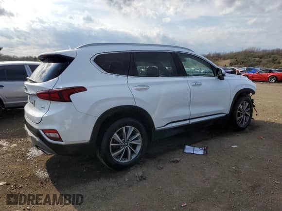 2019 Hyundai Santa Fe Ultimate с VIN 5NMS5CAD7KH069719, выставлен на аукционе Copart как лот 54000095 с пробегом 78 023 миль миль и Списание • Salvage title. История ставок и продаж доступна на DreamBid. Изображение 3.