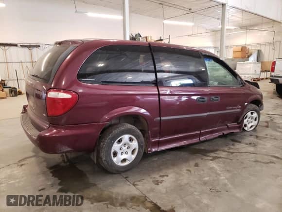 2002 Dodge Caravan SE with VIN 1B4GP24392B727068, listed as a Copart auction lot 69099514 with Not provided miles and Salvage title. Bid and sale history available at DreamBid. Image 3.