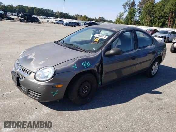2003 Dodge Neon SE with VIN 1B3ES26C73D214222, listed as a Copart auction lot 75835374 with 181,483 mi miles and Salvage title. Bid and sale history available at DreamBid. Image 1.