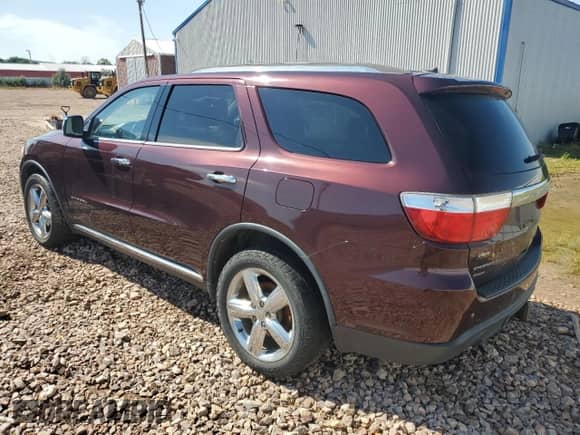 2012 Dodge Durango Citadel with VIN 1C4SDJET9CC322807, listed as a Copart auction lot 67853915 with 175,067 mi miles and Clean title. Bid and sale history available at DreamBid. Image 2.