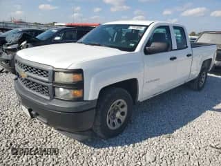 2014 Chevrolet Silverado 1500 Work Truck with VIN 1GCRCPEC3EZ267601, listed as a Copart auction lot 77818094 with 140,507 mi miles and Salvage title. Bid and sale history available at DreamBid. Image 1.