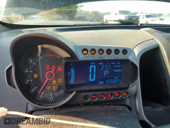 2016 Chevrolet Sonic LTZ with VIN 1G1JE6SB0G4149172, listed as a Copart auction lot 68739215 with 105,859 mi miles and Salvage title. Bid and sale history available at DreamBid. Image 9.