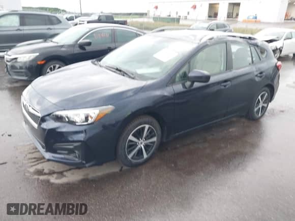 2019 Subaru Impreza Premium with VIN 4S3GTAD69K3706525, listed as a IAAI auction lot 42817665 with 96,172 mi miles and . Bid and sale history available at DreamBid. Image 2.