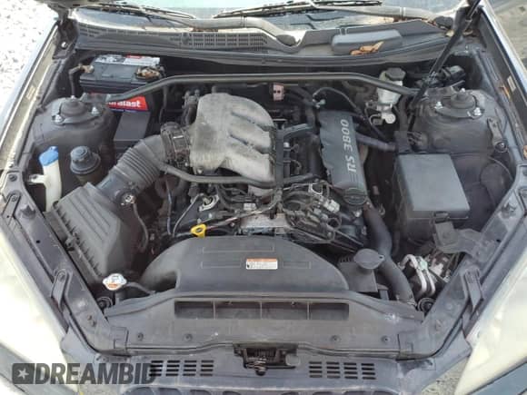 2010 Hyundai Genesis Coupe with VIN KMHHU6KH1AU025007, listed as a Copart auction lot 59543995 with 163,684 mi miles and Salvage title. Bid and sale history available at DreamBid. Image 11.
