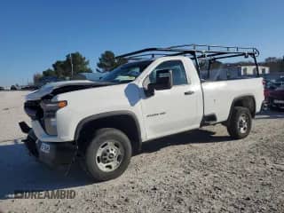 2020 Chevrolet Silverado 2500HD Work Truck z VIN 1GC0WLE79LF217201, wystawiony jako Copart lot #86081794 z przebiegiem 98 382 mil mil oraz Szkoda całkowita • Salvage title. Historia ofert i sprzedaży dostępna na DreamBid. Obrazek 1.