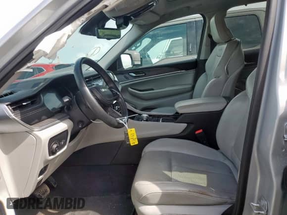 2021 Jeep Grand Cherokee Overland with VIN 1C4RJKDG8M8206617, listed as a Copart auction lot 62686375 with 58,173 mi miles and Salvage title. Bid and sale history available at DreamBid. Image 7.