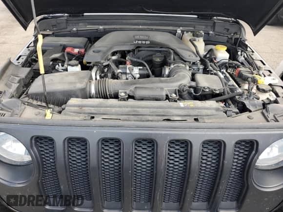 2021 Jeep Wrangler Unlimited Sport S with VIN 1C4HJXDG7MW533725, listed as a Copart auction lot 69173105 with 78,325 mi miles and Salvage title. Bid and sale history available at DreamBid. Image 12.