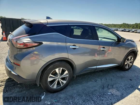 2019 Nissan Murano SV with VIN 5N1AZ2MJ7KN159091, listed as a Copart auction lot 70111295 with 56,446 mi miles and Salvage title. Bid and sale history available at DreamBid. Image 3.