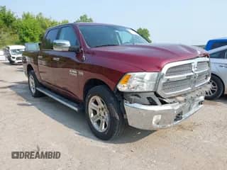 2018 Ram 1500 Big Horn with VIN 1C6RR7LT6JS129661, listed as a IAAI auction lot 39942011 with 107,837 mi miles and . Bid and sale history available at DreamBid. Image 1.