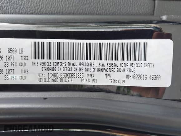 2019 Dodge Durango Citadel с VIN 1C4RDJEG3KC691825, выставлен на аукционе IAAI как лот 42984741 с пробегом 32 915 миль миль и . История ставок и продаж доступна на DreamBid. Изображение 9.