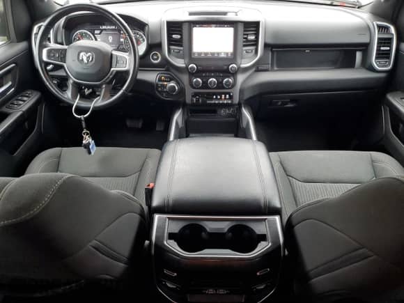 2023 Ram 1500 Big Horn with VIN 1C6SRFMT0PN503540, listed as a Copart auction lot 86982205 with 102,979 mi miles and Salvage title. Bid and sale history available at DreamBid. Image 8.