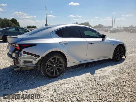 2025 Lexus IS 350 F Sport z VIN JTHBZ1B26S5082615, wystawiony jako Copart lot #71474865 z przebiegiem 7 140 mil mil oraz Szkoda całkowita • Salvage title. Historia ofert i sprzedaży dostępna na DreamBid. Obrazek 3.