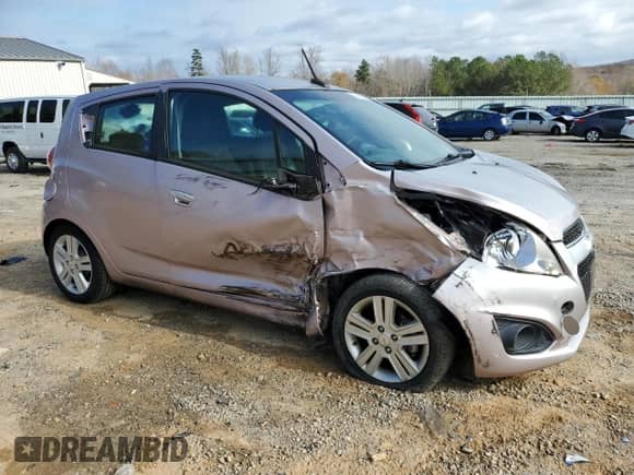 2013 Chevrolet Spark LT with VIN KL8CC6S93DC538613, listed as a Copart auction lot 80854174 with 22,594 mi miles and Salvage title. Bid and sale history available at DreamBid. Image 4.