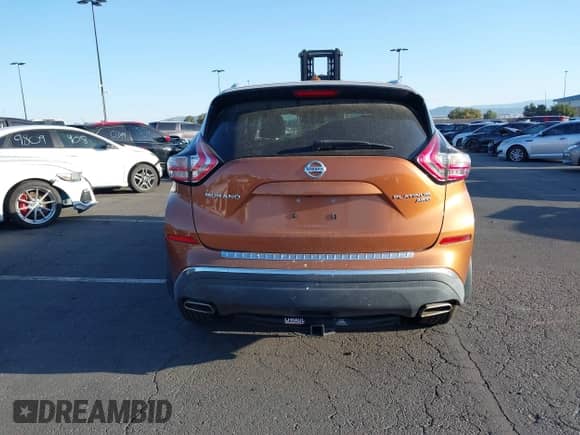 2015 Nissan Murano Platinum with VIN 5N1AZ2MH5FN251173, listed as a IAAI auction lot 41861521 with 91,435 mi miles and . Bid and sale history available at DreamBid. Image 17.