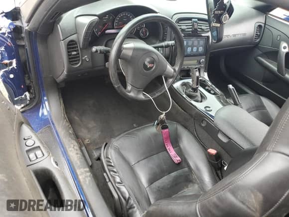 2006 Chevrolet Corvette with VIN 1G1YY25U765132843, listed as a Copart auction lot 71549145 with 94,620 mi miles and Salvage title. Bid and sale history available at DreamBid. Image 8.