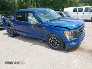 2022 Ford F-150 XL z VIN 1FTEW1EP2NFB80408, wystawiony jako IAAI lot #42601000 z przebiegiem 53 455 mil mil oraz . Historia ofert i sprzedaży dostępna na DreamBid. Obrazek 1.