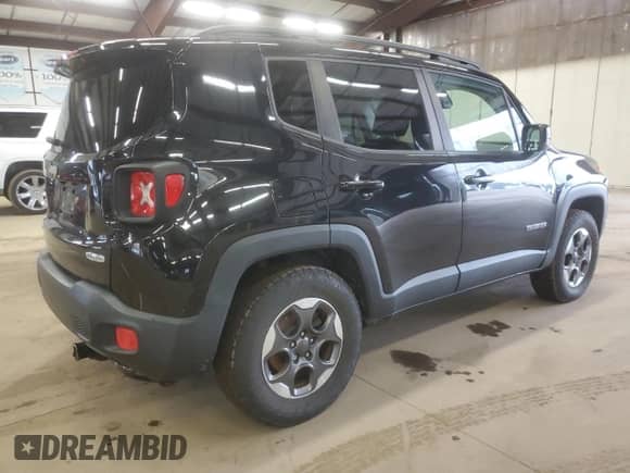 2017 Jeep Renegade Altitude with VIN ZACCJBBH3HPE94675, listed as a Copart auction lot 52968405 with 93,779 mi miles and Salvage title. Bid and sale history available at DreamBid. Image 3.